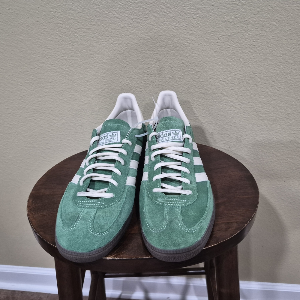 Adidas Spezial Men's Green Suede Sneakers Size 11